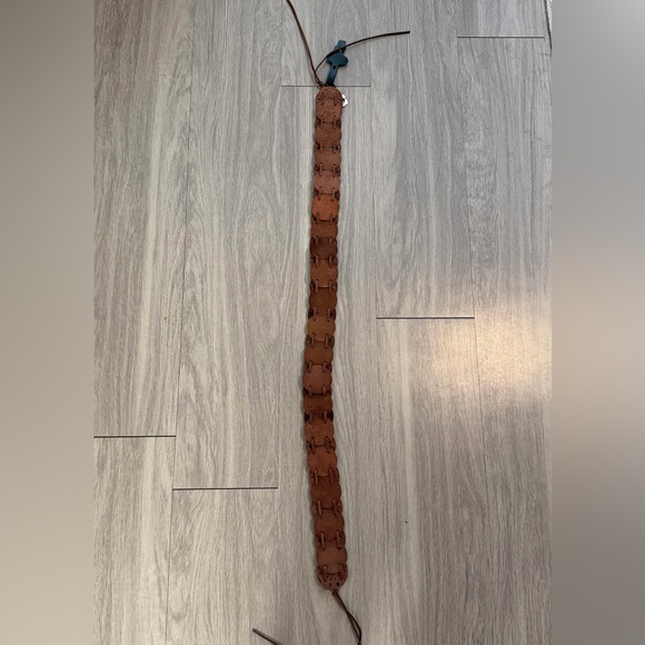 NWT, Fossil, Vintage, Genuine Leather Concho Belt, Y2K, Grunge | Large - Picture 5 of 6